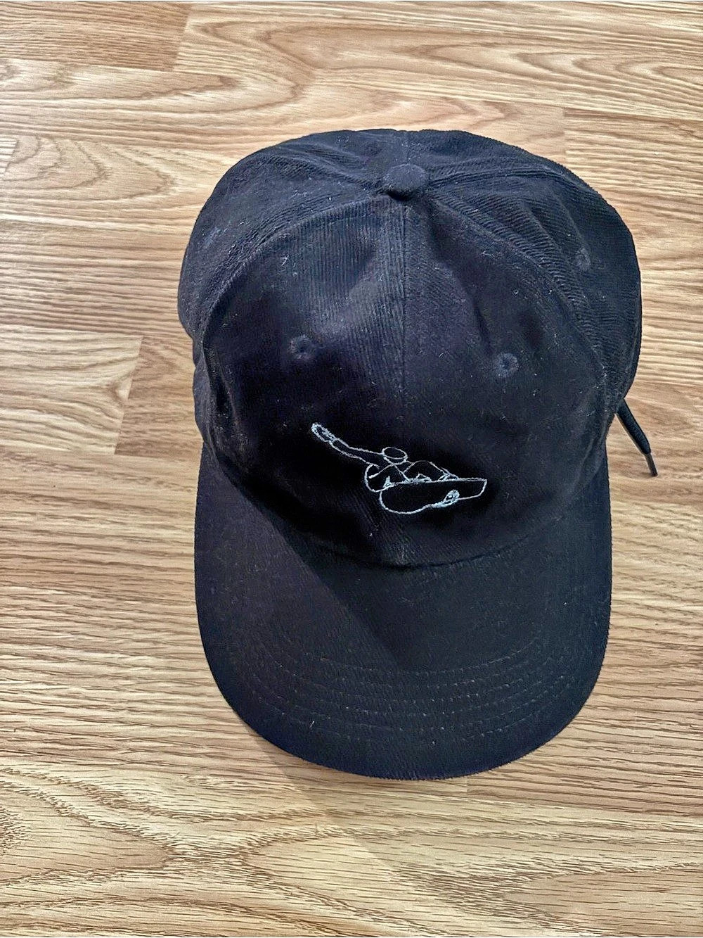 Vintage US Open Snowboarding Embroidered Black Strapback Hat Cap Adjustable